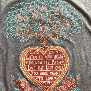 Tree of Life message tee
